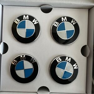 GENUINE BMW NON-FLOATING Center Caps - 112MM BOLT CIRCLE